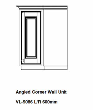 ANGLED KITCHEN WALL UNIT